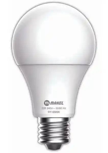 Makel 9W LED Ampul 6500K: Enerji Verimli ve Uzun Ömürlü Aydınlatma Çözümü