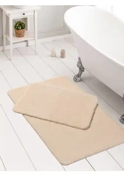 Mars Peluş Post Paspas Takımı: Modern ve Konforlu Banyo Dekorasyonu İçin Uygun