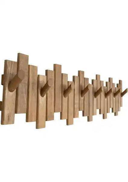 Mavi Trend Ahşap Duvar ve Kapı Askısı: Doğal ve Şık Tasarım ile Fonksiyonellik