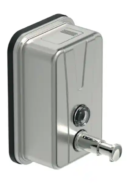 MaxiFlow Krom Duvara Monte Sıvı Sabunluk 500Ml Modern ve Dayanıklı Tasarım