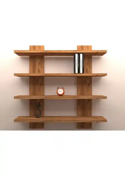 Mbes Mobilya Dekoratif H Model Raf Kitaplık: Şık ve Pratik Modern Tasarım Çözümü