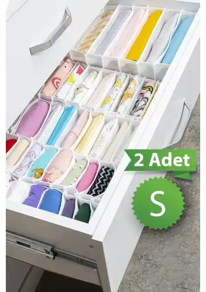 Meleni Home Çok Amaçlı 11 Bölmeli Akordiyon Çekmece ve Dolap İçi Düzenleyici Özellikleri