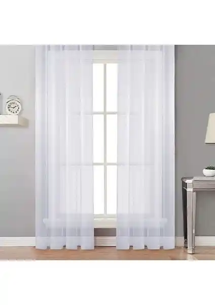 Melodie Beyaz Tül Perde: Şık ve Çok Yönlü Kullanımla Dekorasyonunuza Zarafet Katın