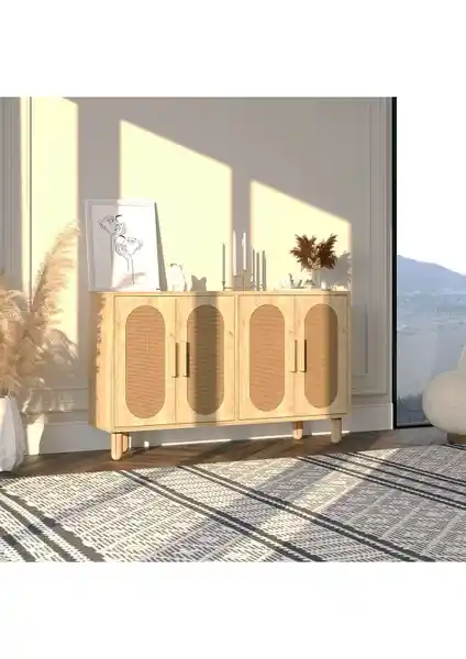 Mert Sert Mobilya Siena Hazeran 120CM Çok Amaçlı Konsol Modern ve Dayanıklı Tasarım