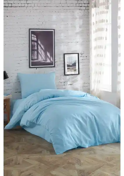 Mertim Tek Kişilik Mavi Nevresim Takımı: Modern Tasarım ve Dayanıklılık Özellikleri