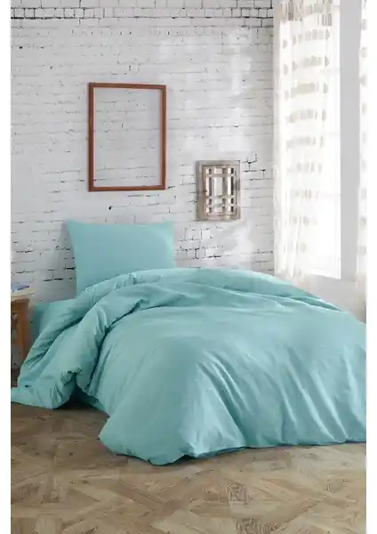 Mertim Tek Kişilik Mint Nevresim Takımı: Estetik ve Pratik Kullanım İçin Uygun Seçenek