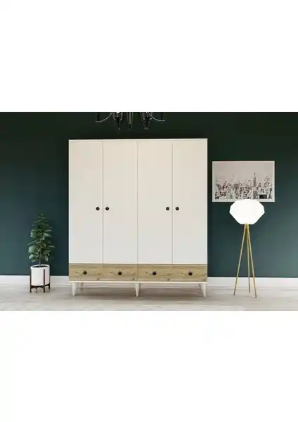 Metalia Gm 414 4 Kapılı 2 Çekmeceli Gardrop Dolap İncelemesi ve Kullanıcı Yorumları