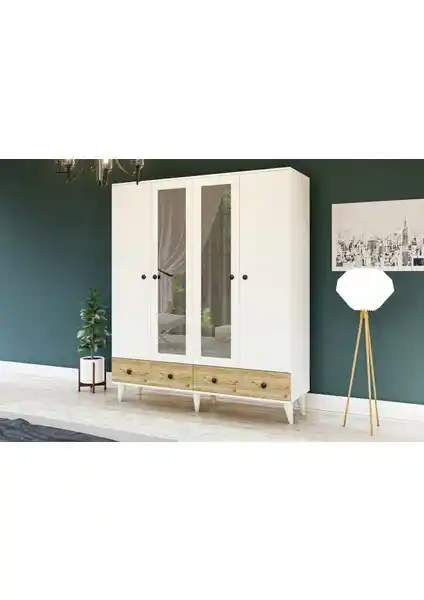 Metalia Gm 417 Gardırop: Modern Tasarım ve Geniş Depolama Alanı Özellikleri