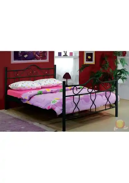 Metalia Gold Çift Kişilik Metal Karyola Modern ve Dayanıklı Yatak Odası Tasarımı