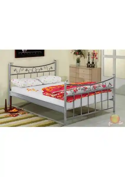 Metalia Lalezar Ferforje Çift Kişilik Yatak Çerçevesi Modern Tasarım ve Dayanıklılık