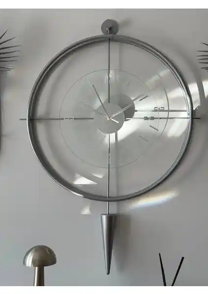 MetaQuartz Aksesuar Büyük Boy Modern Tasarım ve Dayanıklılık Sunan Duvar Saati