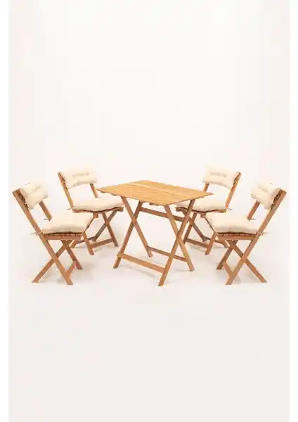 Meya Dekor 4+1 Katlanabilir Balkon ve Bahçe Mobilyası Seti Ürün Özellikleri ve Kullanım Alanları