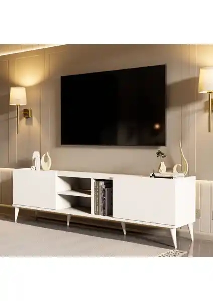 Mezza Elegante TV Ünitesi 1320 Modern Tasarım ve Güvenli Kullanım Özellikleri