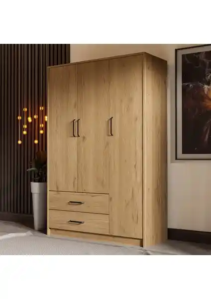 Mezza Grande 3506 Modern 3 Kapılı Gardırop: Şık ve Fonksiyonel Depolama Çözümü
