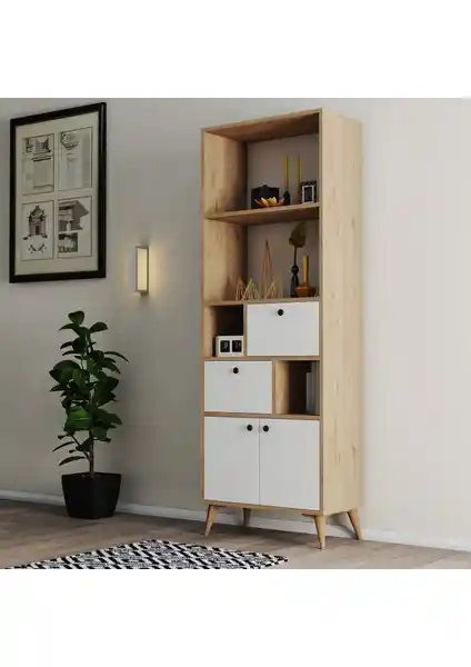 Mezza Ninova Kitaplık: Şık ve Dayanıklı Depolama Çözümü Ev ve Ofisler İçin