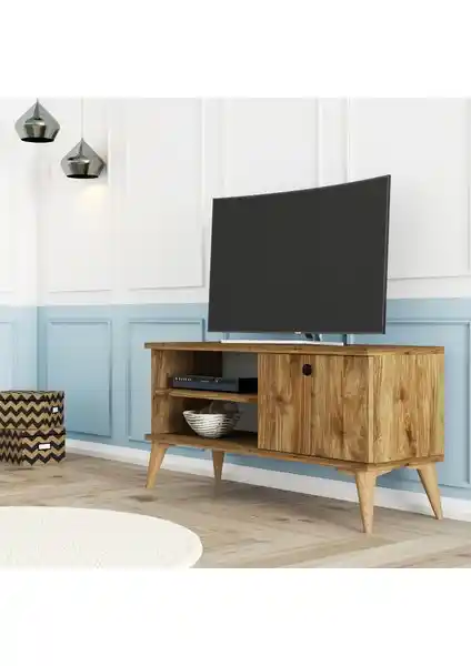 Mezza Retro TV Ünitesi 90 Cm Amalfi 1550: Şık ve Fonksiyonel Modern Mobilya Çözümü
