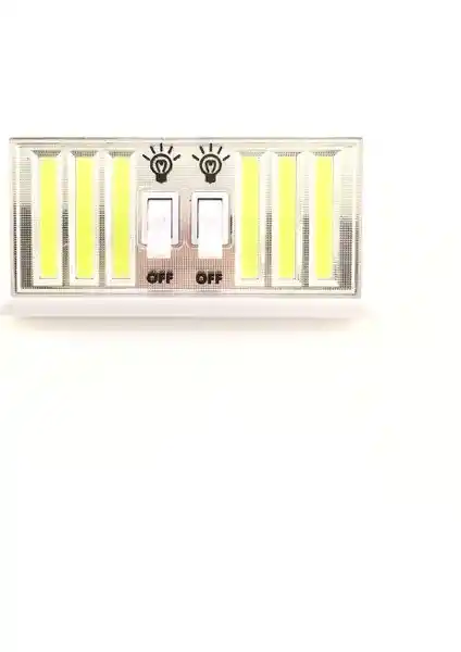 Micron Mıknatıslı Yapışkanlı Pilli Kablosuz LED Lamba: Pratik ve Güçlü Aydınlatma Çözümü