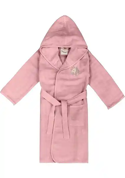 Miespiga Unicorn Çocuk Müslin Bornoz: Doğa Dostu, Konforlu ve Şık Tasarım