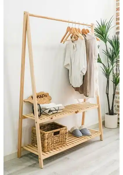 Minimal Wood Store Ahşap Askılık: Estetik ve İşlevselliğin Buluşması