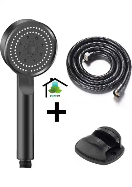Mintev Siyah Yüksek Basınçlı 5 Fonksiyonlu Duş Seti Değerlendirmesi ve Özellikleri
