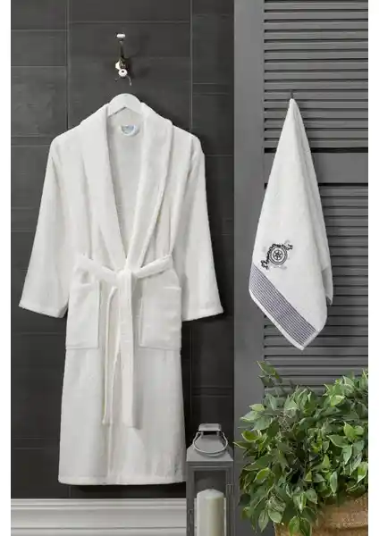 Mira Home Erkek Havlulu Banyo Bornoz Takımı Yüksek Kalite ve Konfor Sunar