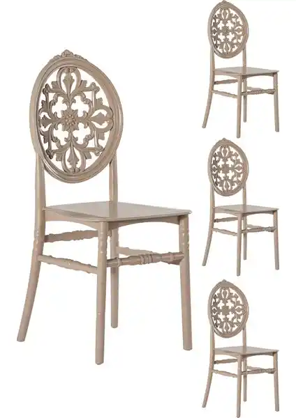 Mobetto Venüs Cappucino Sandalye Seti: Dayanıklı ve Modern Oturma Çözümü