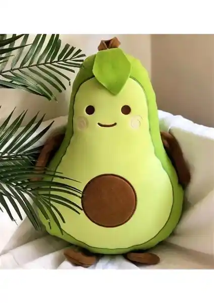 Mobgift Avokado Peluş Yastık Büyük Boy: Ev Dekorasyonu ve Konfor için Modern Tasarım