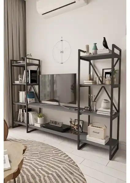 Mobitopya Nilamu 200 cm Modern ve Çok Yönlü TV Ünitesi ile Şık Dekorasyon Çözümleri