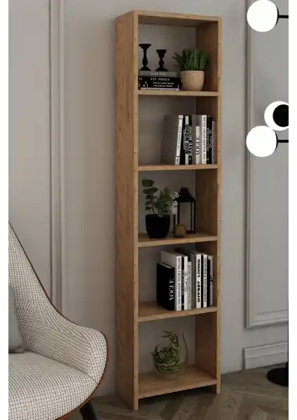 Modalanka 6 Raflı Dekoratif Kitaplık 40 cm modern ve dayanıklı tasarımıyla şık depolama çözümü