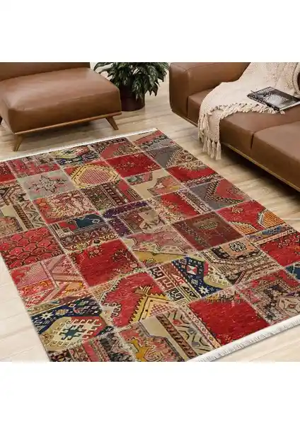 Model Halı Halımax Dara Kaymaz Tabanlı Pamuk Kilim 111 Ev Dekorasyonunda Şık ve Sağlıklı Seçenek