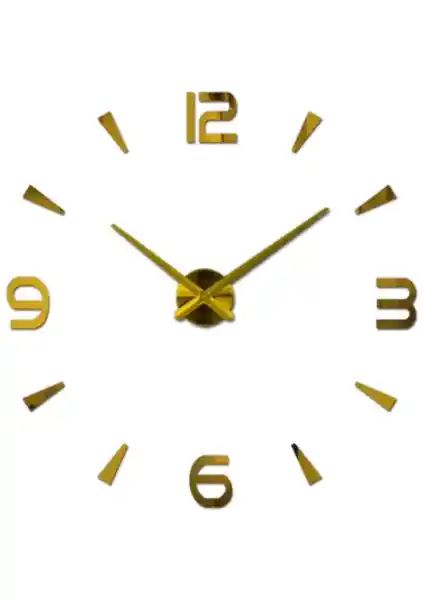 Modern 3D Duvar Saati Büyük Boy Model 17 ile Mekanlarınızı Yenileyin