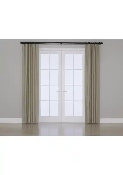 Modern Gauze Kumaş Tasarımlı Blackout Perde Açık Nohut Rengi ve Fonksiyonel Özellikler