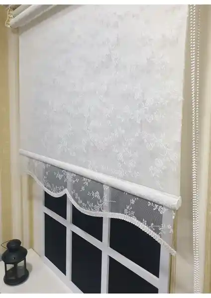 Modern ve Şık Çift Mekanizmalı Kırık Beyaz Tül ve Ekru Stor Perde Özellikleri