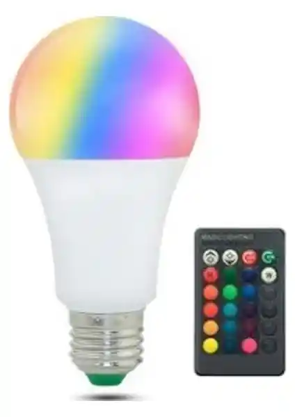 Modern yaşam alanları için kumandalı renkli LED ampul teknolojisi ve kullanım avantajları