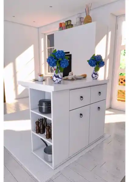 Moka Park AVM Şahin Çok Amaçlı Mutfak Dolabı Modern ve Fonksiyonel Tasarımıyla Kullanışlı Çözüm