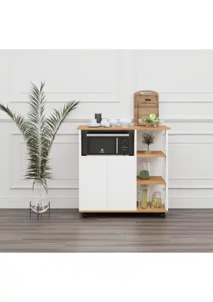 Moka Park Bozlale Mikrodalga Fırın Dolabı Modern Tasarım ve Fonksiyonellik Sağlayan Çözüm