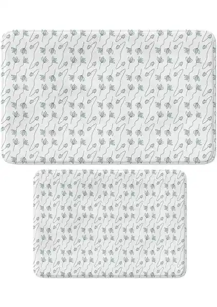 Monnhein 2'li Banyo Paspası Seti Güvenlik ve Estetik İçin İdeal Seçenek