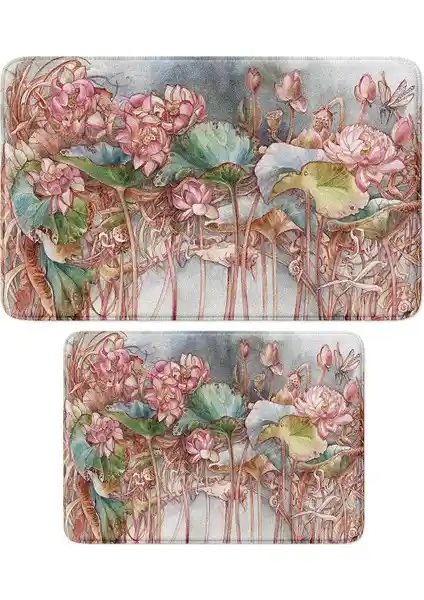 Monnhein 2'li Takım Banyo Paspası Güvenlik ve Estetiği Bir Arada Sunar