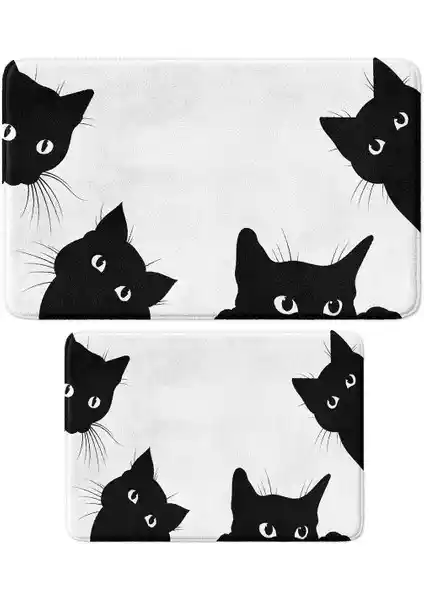 Monnhein Mikrofiber Banyo Paspası Çiftli Set Güvenlik ve Konfor Sunar