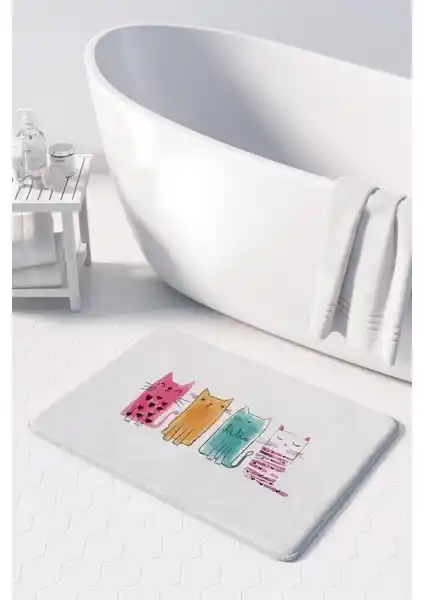 Monnhein Sevimli Mikrofiber Banyo Paspası Güvenlik ve Estetik Bir Arada