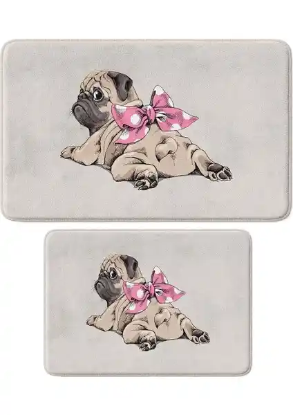 Monnhein Sevimli Tasarımlı Mikrofiber Banyo Paspası Güvenlik ve Estetiği Bir Arada