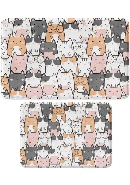 Monnhein Sevimli Tasarımlı Mikrofiber Banyo Paspası Güvenlik ve Konfor Sunar