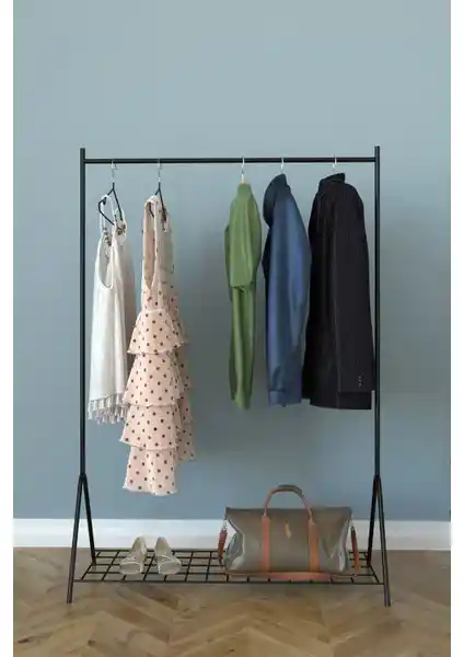 Montana Loft 1 Raflı Metal Portmanto: Modern Tasarım ve İşlevsellik Özellikleri