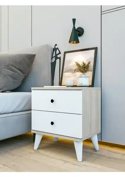 Montenero Cordoba K3 Komodin: Şık ve Fonksiyonel Yatak Odası Mobilyası