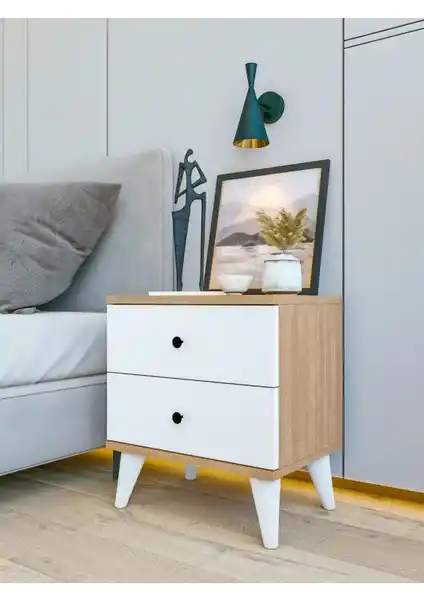 Montenero Marbella K3 Komodin: Şık ve Dayanıklı Yatak Odası Mobilyası Çözümü