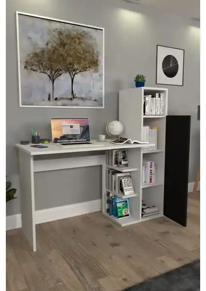 Moonlife Diamond Dolaplı Çalışma Masası: Modern ve İşlevsel Ofis Çözümü