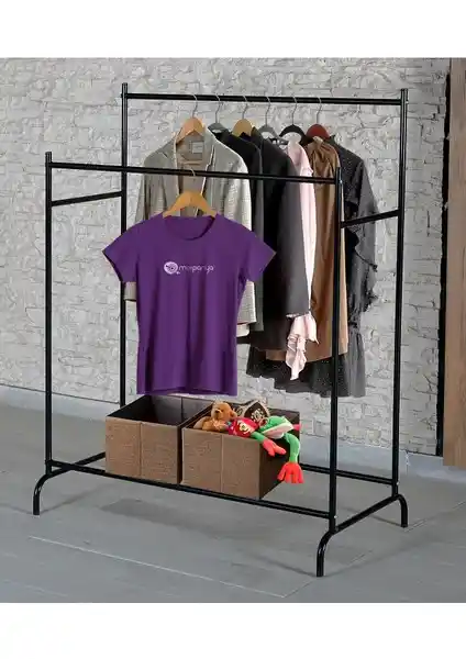 Morpanya Metal Konfeksiyon Askısı Dayanıklı ve Modern Tasarım ile Depolama Çözümü