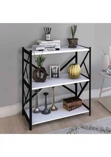 Morpanya Rosec Metal Mini Kitaplık: Modern ve Şık Depolama Çözümü