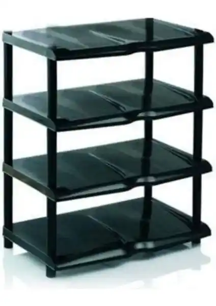 Morponi 4 Katlı Plastik Ayakkabılık: Şık ve Dayanıklı Depolama Çözümü