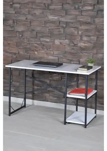 Movia Home Metal Çalışma Masası: Modern ve Dayanıklı Ofis ve Ev Kullanımı İçin İdeal